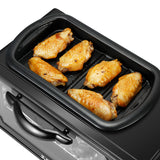 220V 3 In 1 Household Electric Oven 9L Bread Pizza Oven 600ML Coffee Machine Non-stick Frying Pan Automatic Breakfast Maker