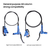 MEROCA Bike Oil Disc Brake MTB Hydraulic Disc Brake Kit Front Rear Bicycle Brake Calipers Clamps with 160mm Rotors for MTB Bike