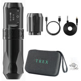 Brand New LCD Wireless Tattoo Pen Machine With Rechargeable Battery Power Coreless Rotary Motor For Permanent Makeup Artist
