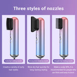 Mini Travel Hair Dryer Professional 3 in 1 Blow Dryer Styler with 3 Hairdryer Brush Comb for Salon Ionic Hair Blow Drier Secador