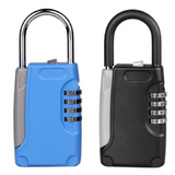 New Mini Key Safe Box Hidden Organizer 4-Digital Password Lock House Villa Car Caravan Spare Keys Storage Box Drop Shipping