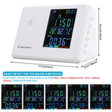 2022.New Indoor Air Quality Tester for HCHO CO2 TVOC PM2.5/PM10 Air Gas Detector Data Mean Value Recording for Home Various