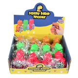3’’ DNA Ball Squeeze Toy Dinosaur Sensory Fidget Pressure Release Playset w/ Water Beads for Kids Adults Anxiety Therapy