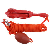 Red Portable Small Folding Anchor Kit for Pound  Kayak Boat Canoe