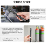 GD-3000 Portable Gas Leak Detector Handheld Natural Gas Detector High Sensitivity Combustible Gas Sniffer Flammable Gas Tester