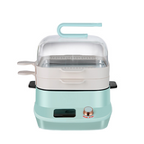 220V Electric Steaming Cooking Machine Drawer Type Intestine Powder Machine With Frying Pan For Home Barbecue