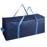 Multipurpose Horse Feeding Foldable Portable Zip Closure Storage Tote Hay Bale 600D Oxford Cloth Bag Blue Carry Hay Bag