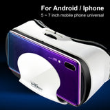 VRG Pro 3D Glasses VR Virtual Reality Helmet For Smartphone Eyeglasses VR Devices for Games for 5-7' Mobile Phone oculus quest