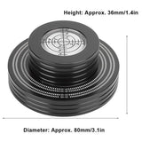 LP Vinyl Record Weight Stabilizer Turntable Disc Clamp with High Accuracy Gradienter 33rpm/45rpm for Turntable/Speaker