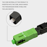 SC APC Fiber Fast Connector SC APC Single Fiber Optic Quick Connector SC Connector Use FTTH Sc- Apc Quick Connector