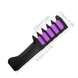 6pcs Convenient Multicolor Comb With Cover Hair Dyeing Role Play Suit Party Play Salon Cool Hair Dyeing