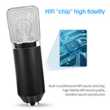 BM700 Condenser Microphone USB Professional Streaming Studio Microphone kit for Live Conference Home Gaming YouTube Podcasting
