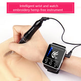 Professional Permanent Makeup Eyebrow Tattoo machine With Digital Control Panel Micropigmentation Device Eye Brow Lip Tattoo Gun