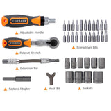Precision Two Way Ratchet Screwdriver Kit Set Spanner Car Repair Set Phone Repair Tool Set Home Appliance Repair Hand Tool Kit