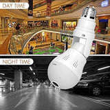 360°LED Light Wifi Camera 1080P Wireless Panorama Security CCTV Bulb Camera Fisheye Two-Way Intercom Night Vision Camera
