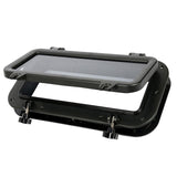 Boat Rectangular Porthole Window w/   4mm  15 x 7inch/40 x 20cm (Black)