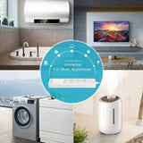 Tuya Smart WIFI Power Strip with EU Outlets 4 Plug and 4 USB Port Compatible with for Alexa Echo and Google Nest,EU Plug