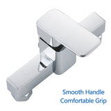 Bathroom Shower Faucet Wall Mounted Simple Shower Tap Bathtub Faucet Shower Mixers Hot And Cold Water Mixing Valve Tap