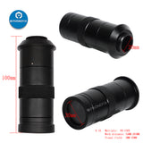 Adjustable Magnification 130X 200X 250X Zoom C Mount Lens For HDMI VGA USB Industry Video Microscope Camera Accessories