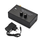 M/M Phono Preamp with Power Switch Preamplifier with Level &amp; Volume Control RCA Input &amp; Output 1/4 Inch TRS Output Interface