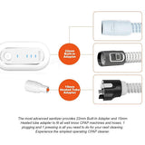 MOYEAH 2020 Newest CPAP Cleaner Sanitizer Ozone Sterilizer Disinfector with Bag & Heated Hose Adaptor For CPAP Machine Mask Tube
