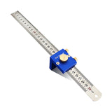 300mm/12 Inch Metric Imperial Double Scale Line Drawing Ruler Stainless Steel Woodworking Line Drawing Tool Woodworking Ruler