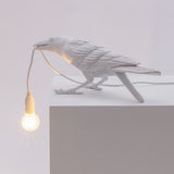 Seletti Bird Wall Lamp Italian Modern Resin White Black Light for Bedroom BedsideLiving Room Decoration Led Light Fixtures
