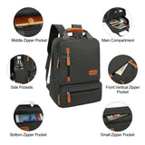 3pcs Backpack Set Women Men Laptop Backpack Shoulder Bag Small Pocket for Travel School Business Work College Fits Up to 14.5in