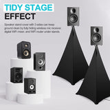 Speaker Stand Cover-Dj Speaker Covers Compatible With Most Adjustable Tripod Speaker Stand, Speaker Stand Scrim Cover