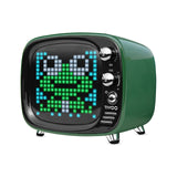 2022 NEW NEW NEW 2022 QI Portable Bluetooth Speaker Pixel Art Creation LED Light Sign Decorations Unique Gift For Girl Boy Gift