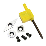 13PCS Woodworking Spiral Helical Planer Cutter Head- for wood Lathe Turning Tool
