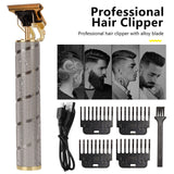 USB T9 Hair Clipper Professional Electric hair trimmer Barber Shaver Trimmer Beard 0mm Men Hair Cutting Machine for men Cordless