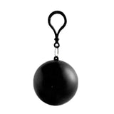 Convenient Portable Rain Ponchos Ball for Adults Disposable  Thick Emergency Waterproof Raincoat Colorful Poncho with Hook
