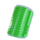 Corner Pet Brush Comb Play Cat Toy Plastic Scratch Bristles Arch Massager Self Grooming Cat Scratcher Corner Pet Brush Comb Pla