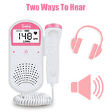 Fetal Doppler Heartbeat Detector Ultrasound Pregnant Baby Heart Rate Monitor 2.5MHz Portable Household Pregnancy baby monitor