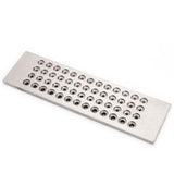 52 Hole 0.26-4.10Mm Tungsten Carbide Wire Drawplate for Jewelry Making Round New