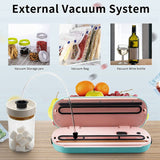 Vacuum Sealer Machine,7 In 1 Automatic Food Saver Vacuum Sealer Machine,Starter Kit With Cutter,Dry&amp;Moist Modes Eu Plug