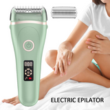 LCD Display Electric Razor Painless Lady Shaver Hair Removal Epilator Bikini Trimmer for Whole Body Waterproof USB Charging
