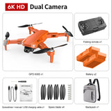 HKNA New S608 GPS Drone 6K Dual HD Camera Professional Aerial Photography Brushless Motor Foldable Quadcopter RC Distance 3000M