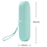 Travel Portable Toothbrush Toothpaste Holder Storage Case Box Organizer Household Storage Cup Outdoor Holder Bathroom Accessorie