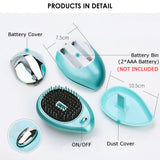 Electric Ionic Hair Straightener Comb Magic Hairbrush Anti-static Massage Hair Brush No more Frizz Straight Hair Styling Set