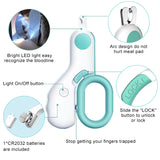 New Professional Pet Nail Clipper Scissors Dog Cat Nail Toe Clippers With LED Light Mini Claw Trimmer for Animals Grooming Tool