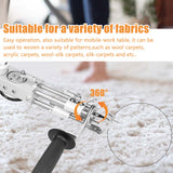 Electric Rug Carpet Tufting Weaving Machine Professional Flocking Device Industrial Embroidery Tool Loop-Pile Knitting Equipment