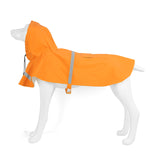 PU leather Dog raincoat Reflective adjustable for chihuahua husky pitbull small to big dogs raining coat with Hood dog supplies