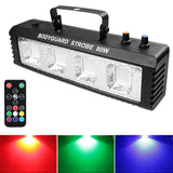 ALIEN RGB White DJ Disco Strobe Lights 40W 60W 80W 100W Remote Control Sound Flash Party Wedding Holiday Stage Lighting Effect