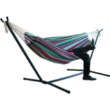 60#Two-person Hammock Camping Thicken Swinging Chair Outdoor Hanging Bed Canvas Rocking Chair Not with Hammock Stand 200*150cm