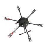 Saker610 610mm  / Saker675 675mm6-axis Carbon Fiber Folding Rack DIY RC Drone Hexacopter Frame Kit with Landing skid Motor Mount