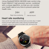Smart Watch 1.32-inch Hd Round Screen Ip67 Waterproof Bracelet Heart Rate Monitoring Calling Reminder Multi-functional Watches