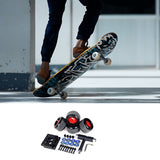 4 Pcs/Lot Frosted Surface Skate Board Wheel With 72Mm Diameter Skateboard Rodas 78A Black Long Drift Board Accessories