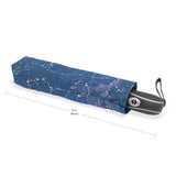 2021 Creative Automatic 12 Constellation Universe Galaxy Space Stars Umbrella Map Starry Sky Folding Umbrella Parasol For Women